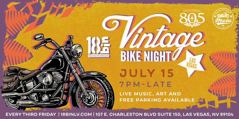 18bin Vintage Bike Night Downtown Vegas